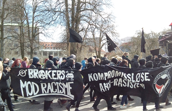 Norske antifascister Århus for mangfoldighed 31. marts 2012